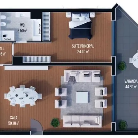 Apartment Royal Sea View-2bedroom-ac-1 Min Walk Restaurants Supermk Funchal (Madeira)
